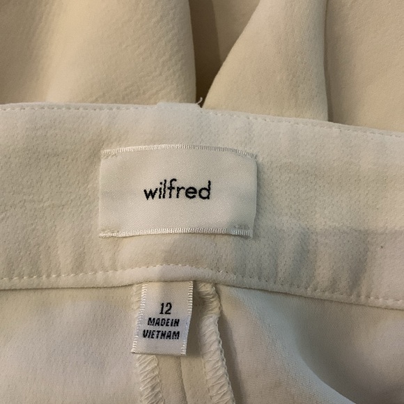 Wilfred Cream Wide Leg Women's Pants - Picture 5 of 6